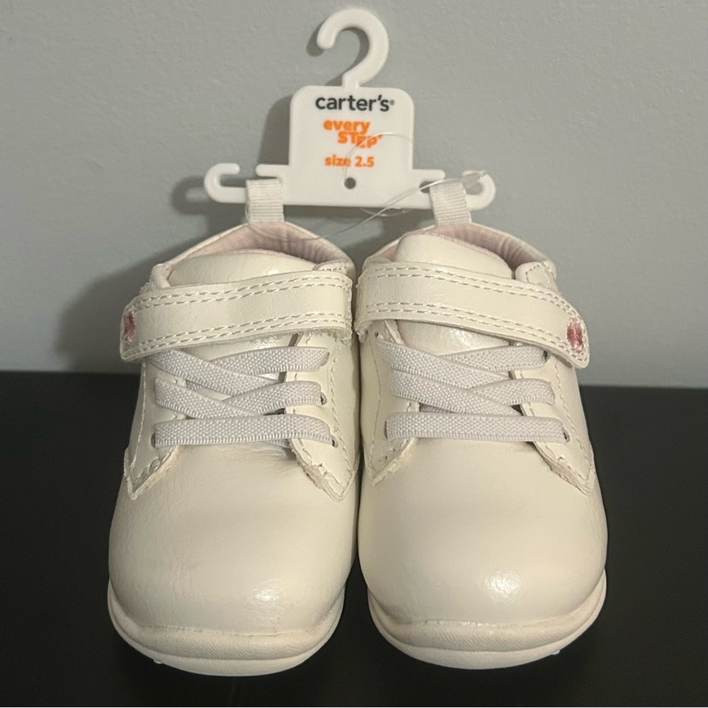 Carter's Cream Baby Walker Shoes